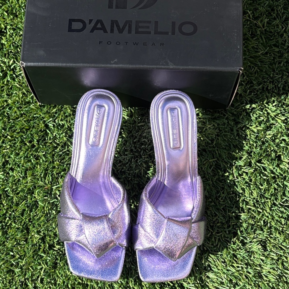 D'Amelio Women's Shimmering Purple Heels